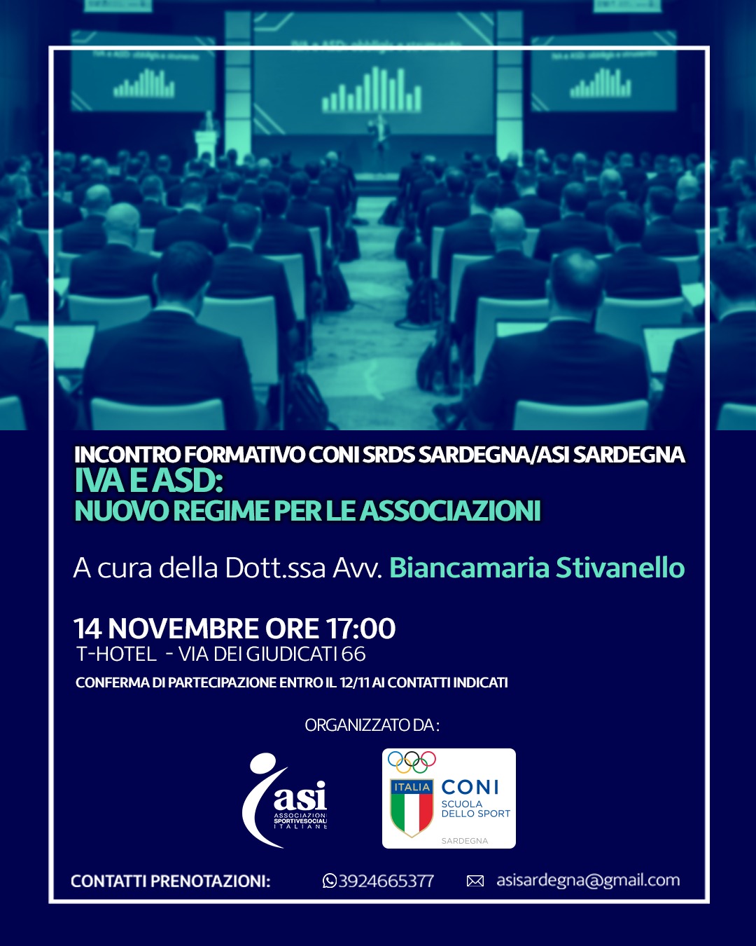 locandina incontro formativo coni asi 14.11.2025