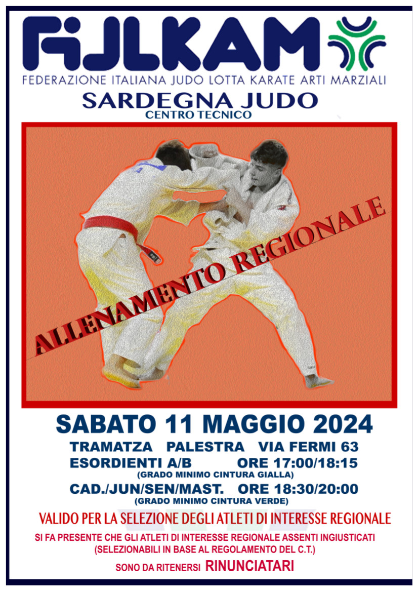 LOCANDINA ALLENAMENTO REGIONALE maggio 2024