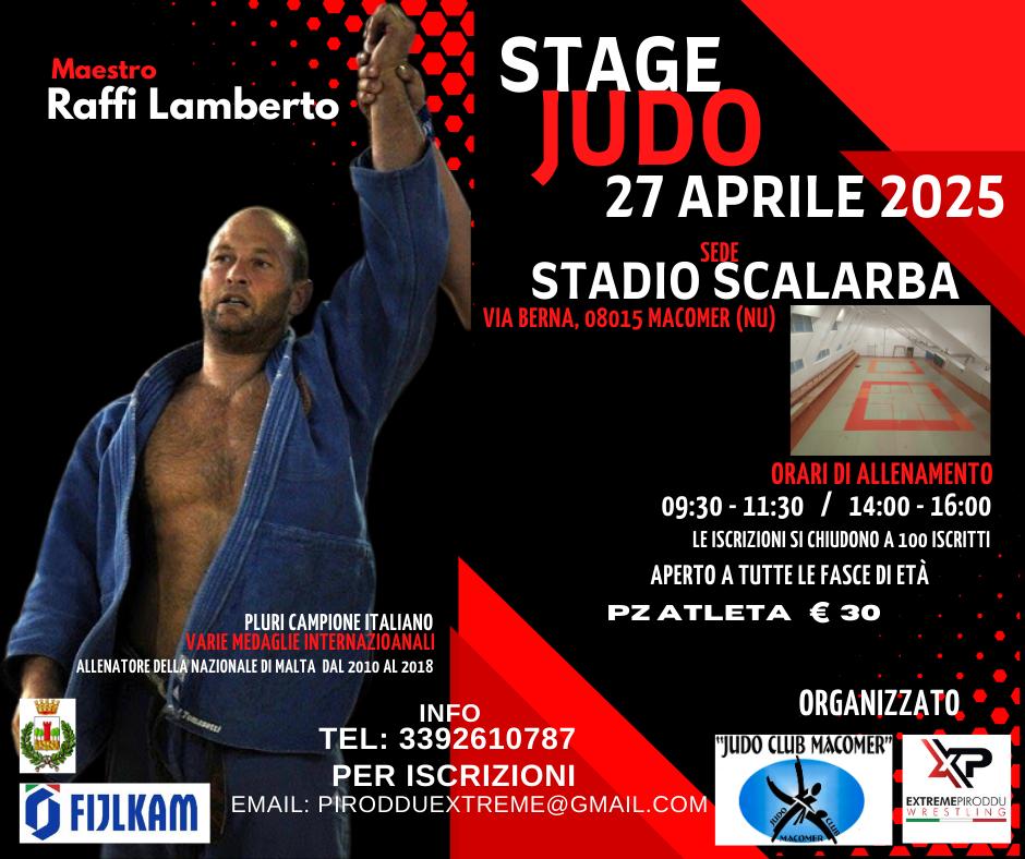Stage Judo Macomer