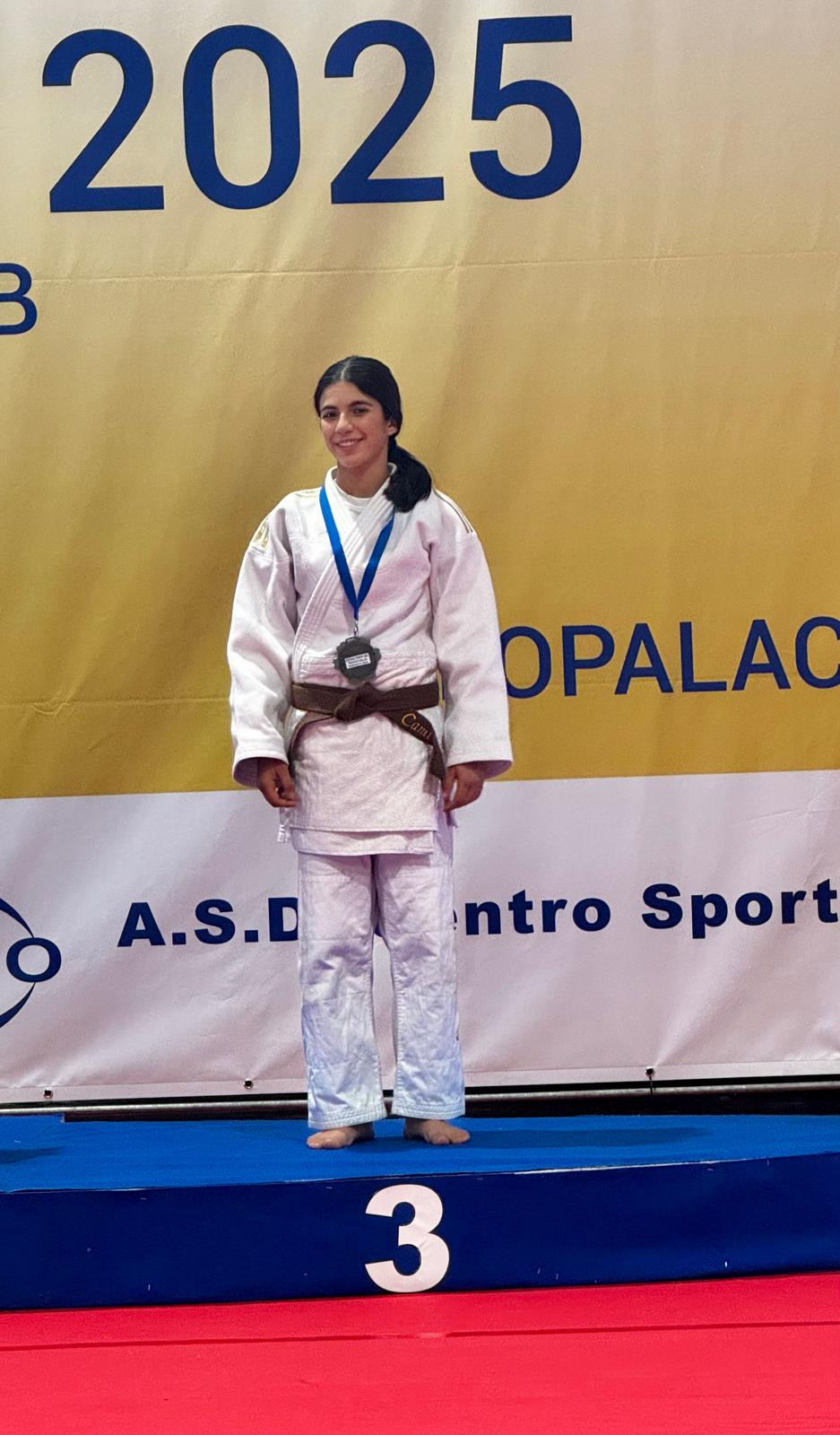 Camilla Carcangiu sul podio
