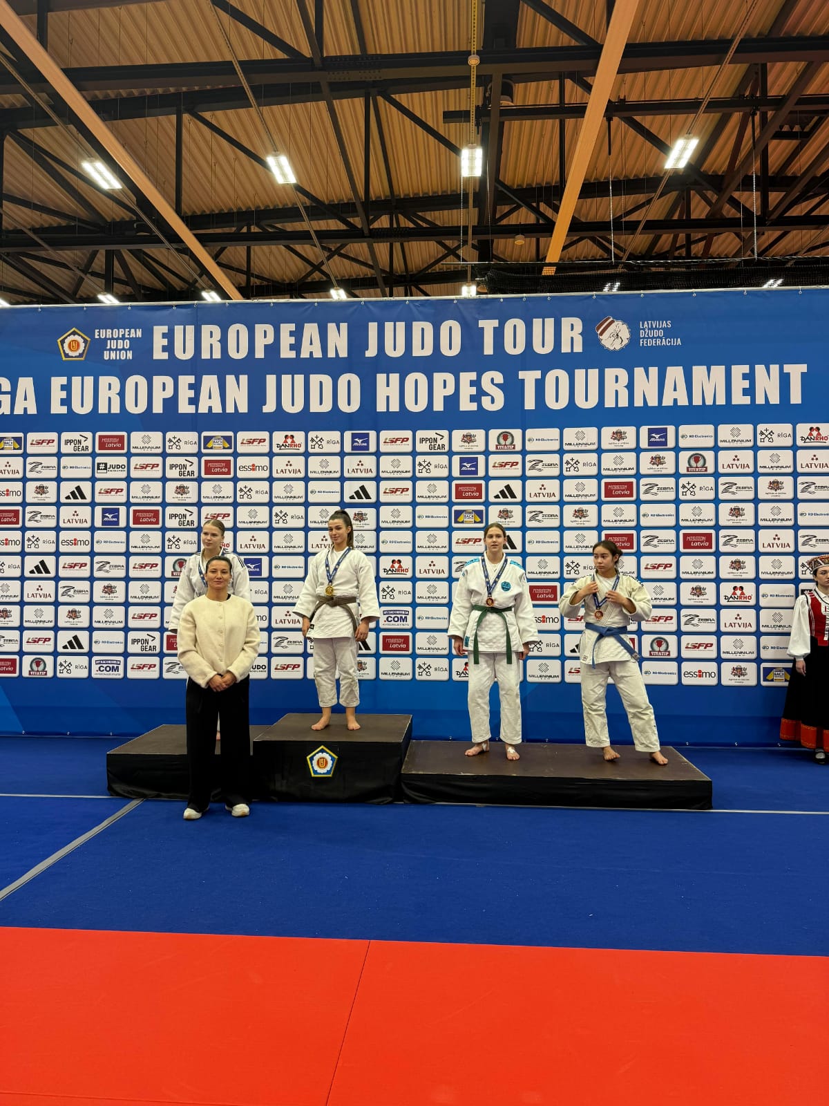 Francesca Sechi oro a Riga