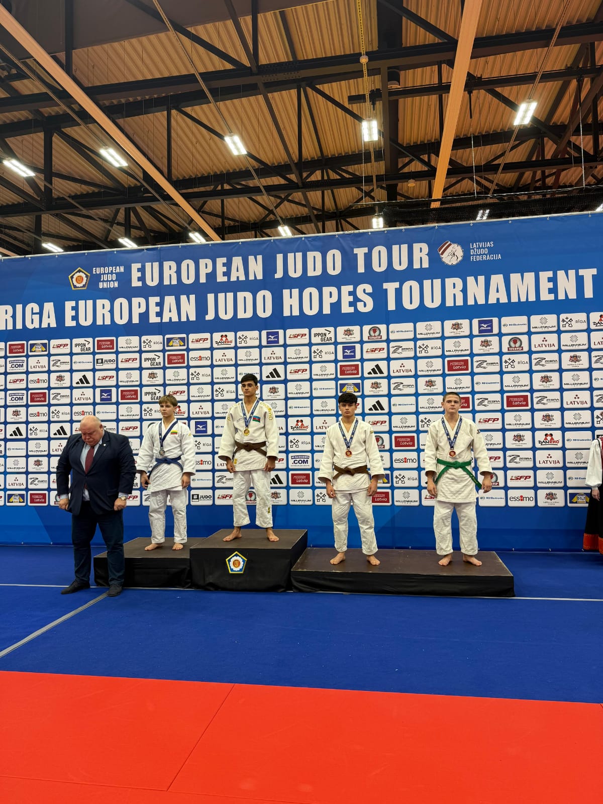 Giorgio Garau Bronzo a Riga