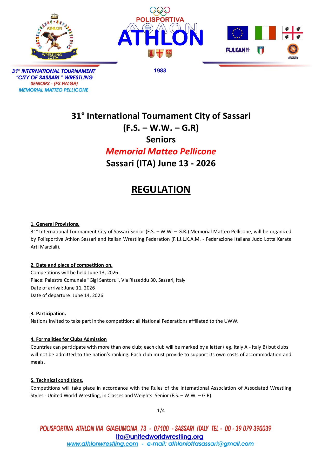 City of Sassari 2026 1