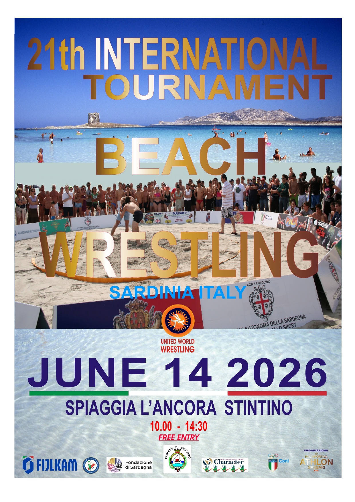 Beach wrestling 2026