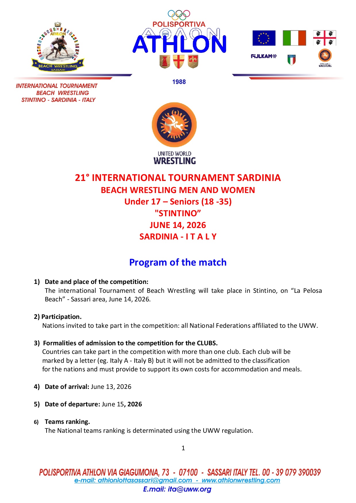 Beach wrestling 2026 1