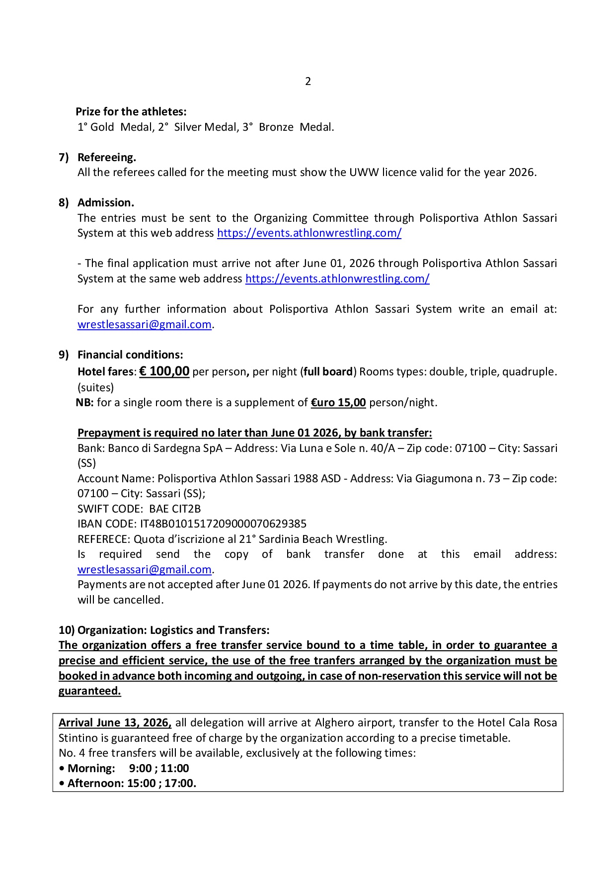 Beach wrestling 2026 2