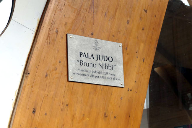 cus siena judo intitolazione palazzetto Bruno Nibbi 2