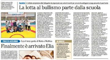 2022 - Progetto lotta al bullismo 