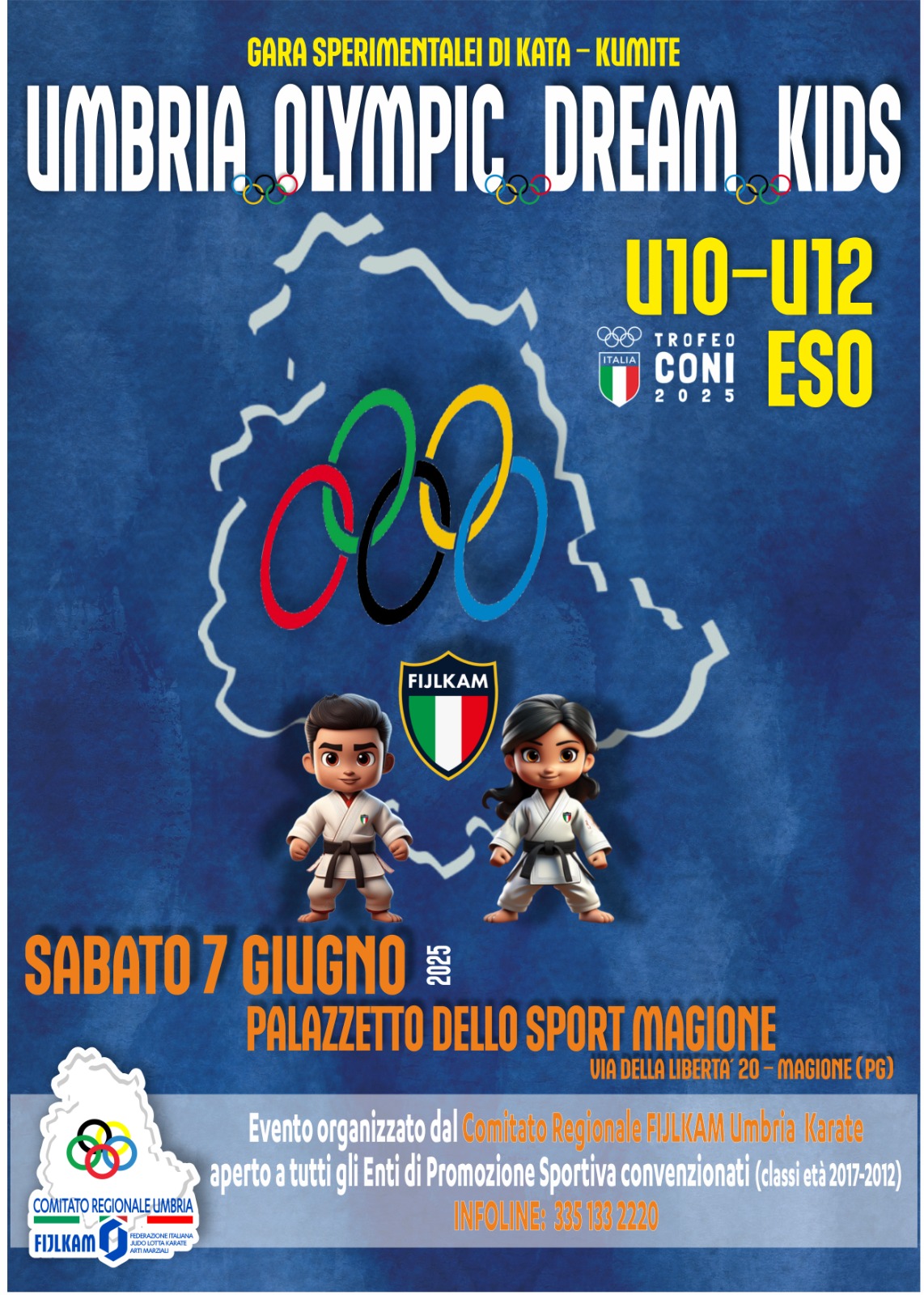 Volantino Umbria Olympic Drem Kids